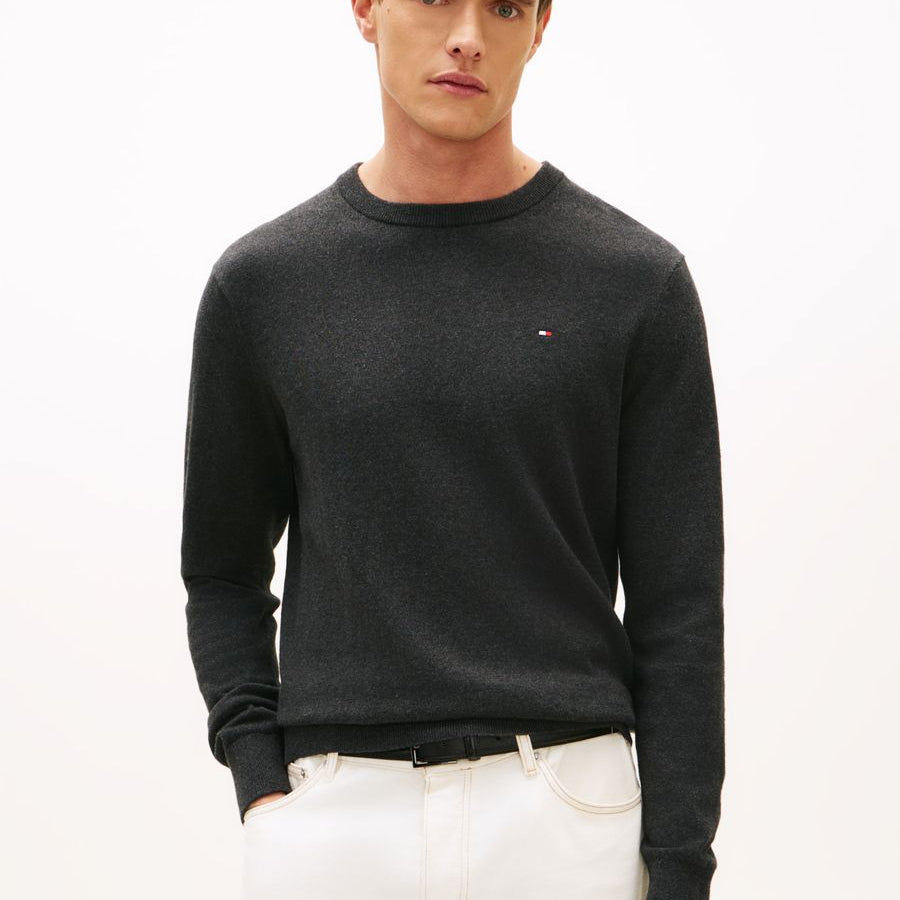 PIMA ORG CTN CASHMERE CREW NECK