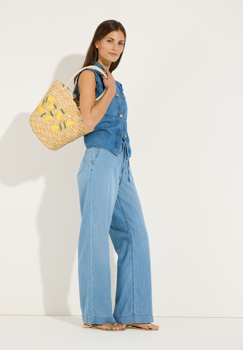 Jeansbluse