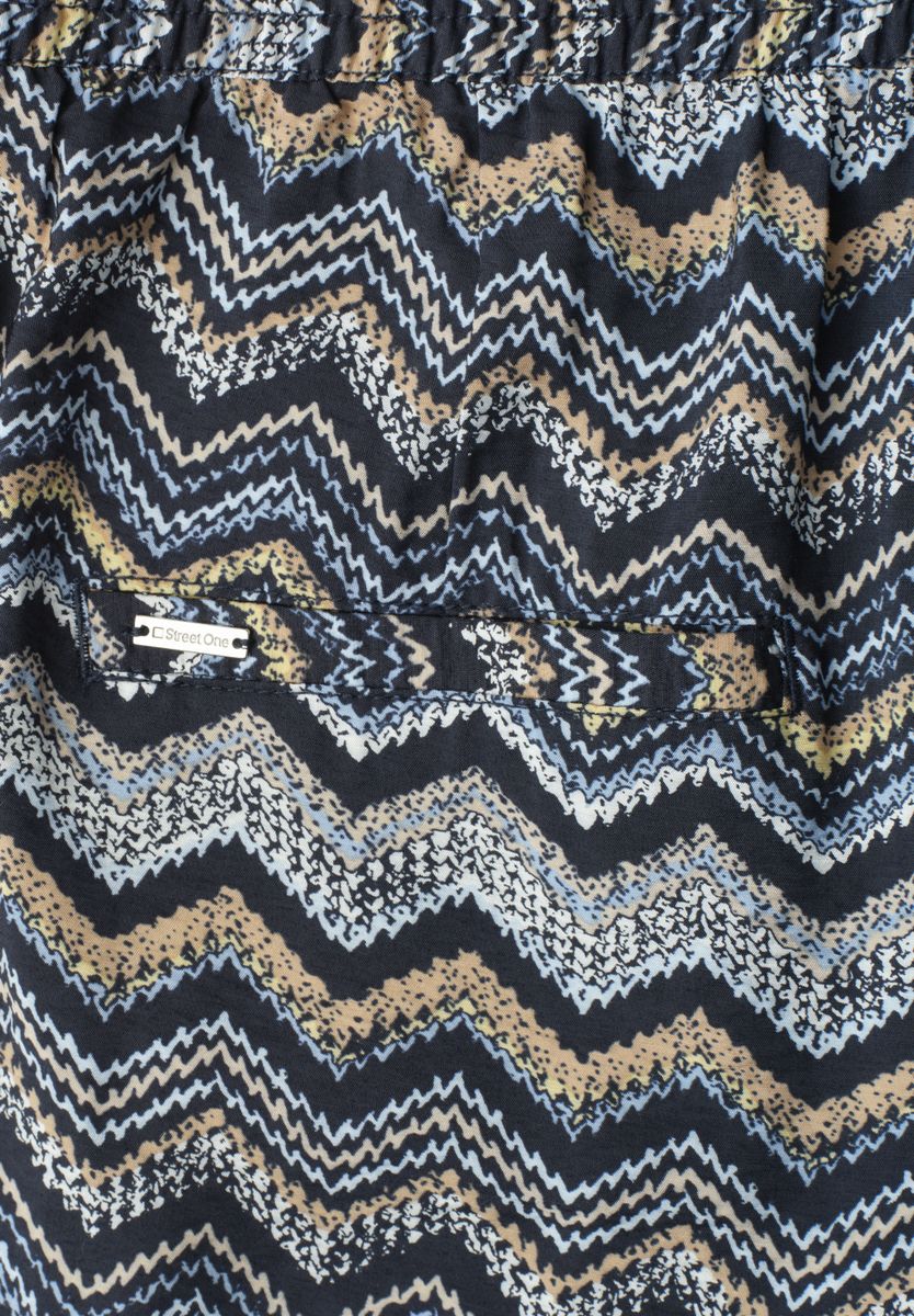 High Waist Shorts im Loose Fit mit Print