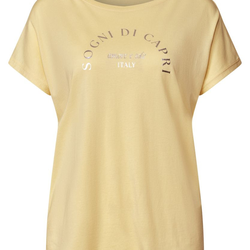 Dropped Shoulder Shirt mit Rundhals