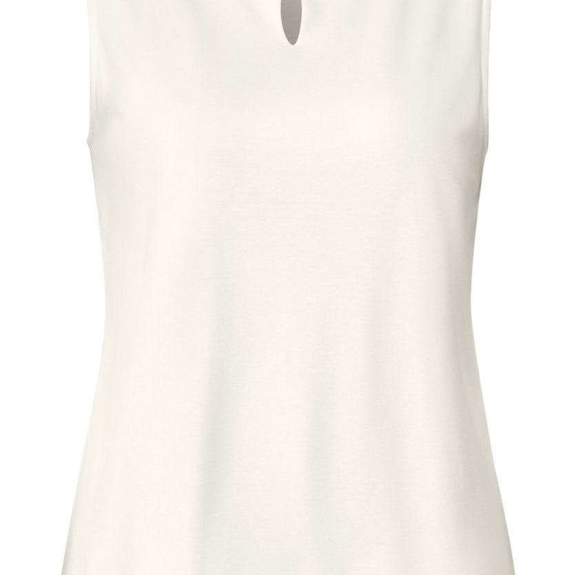 Top mit Rundhals und Cut-Out-Detail