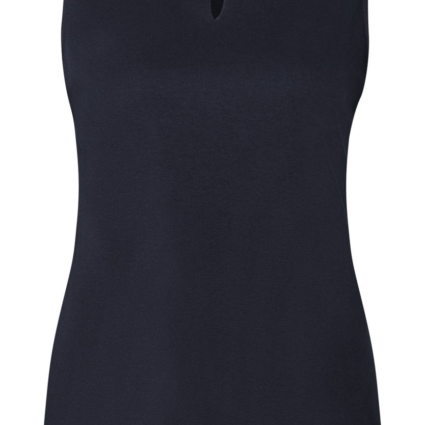 Top mit Rundhals und Cut-Out-Detail