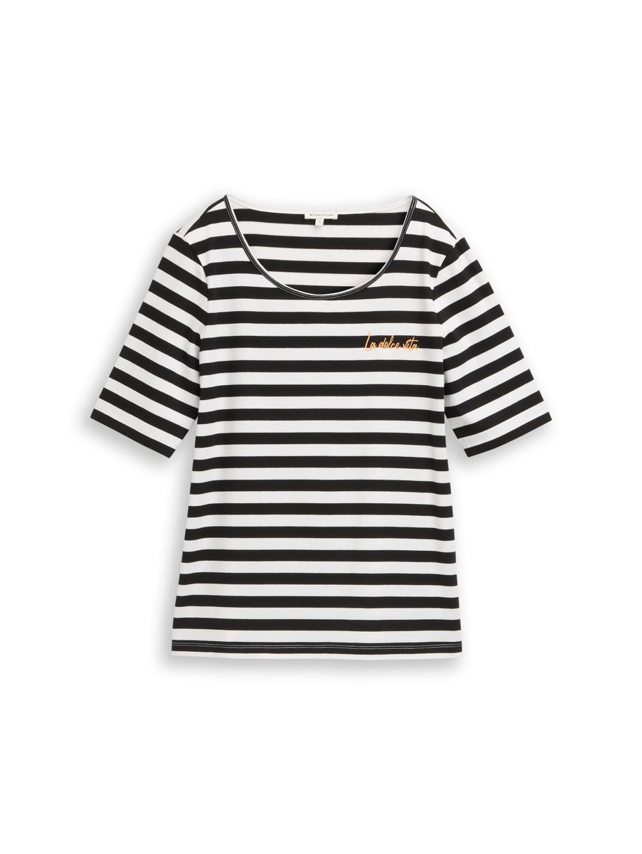 T-Shirt mit Stickerei