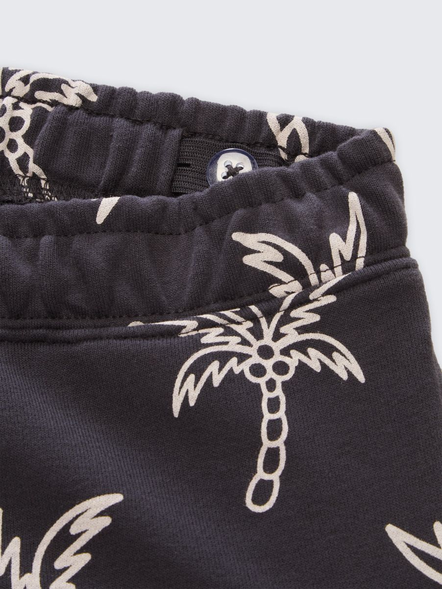 allover printed sweat shorts