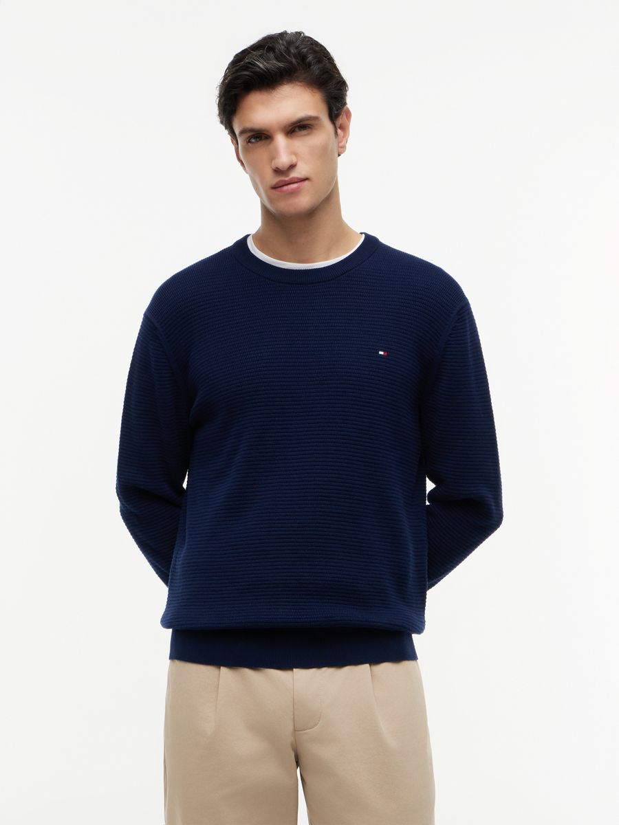 SEASONAL STRUCTURE CREW NECK