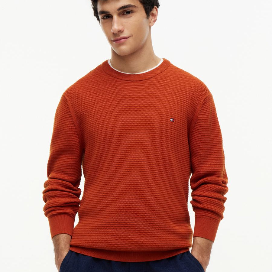 SEASONAL STRUCTURE CREW NECK