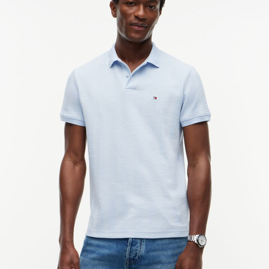 VERTICAL TONAL STRIPE REG POLO