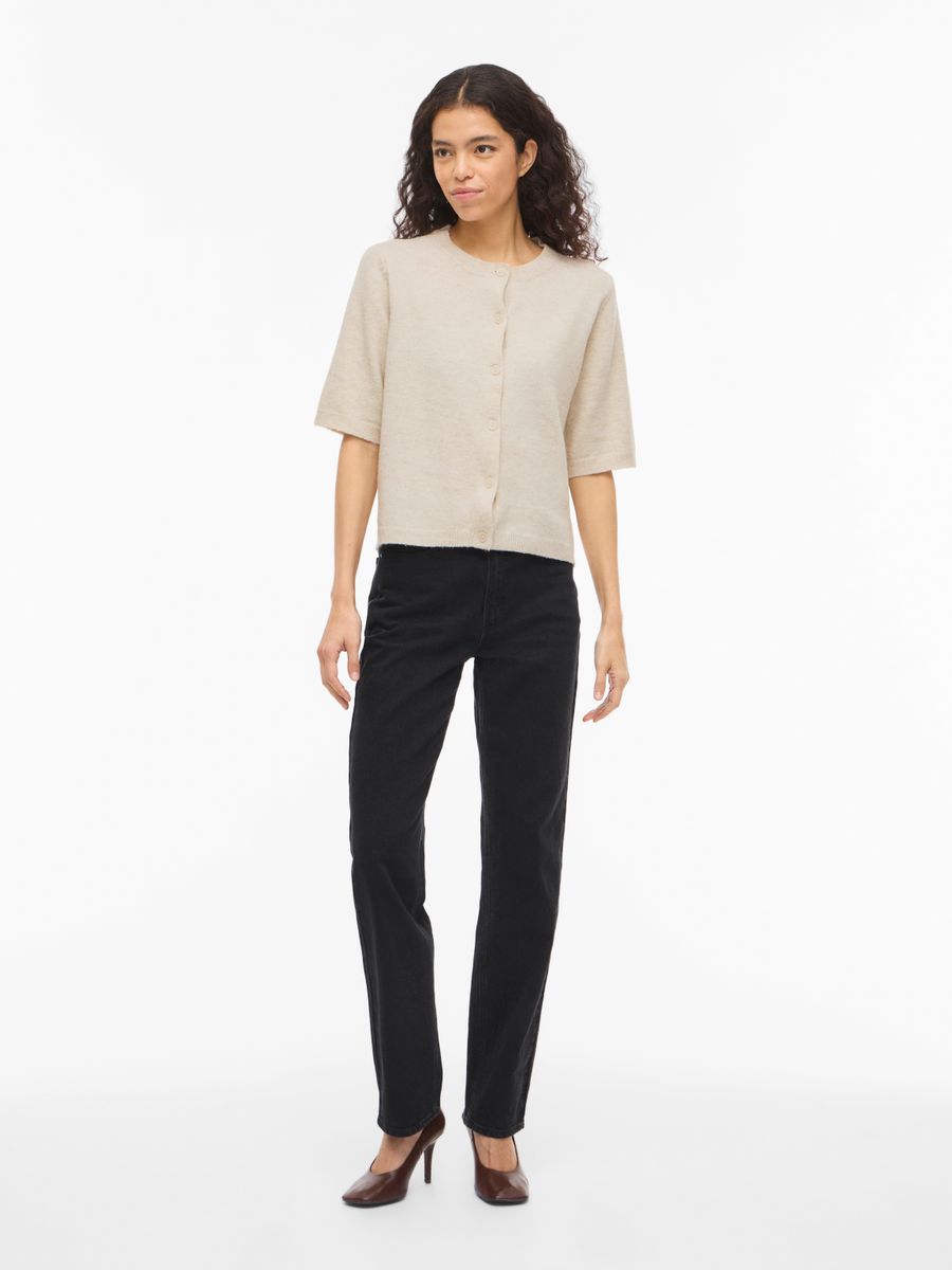 VILIGA 2/4 O-NECK KNIT CARDIGAN - NOOS