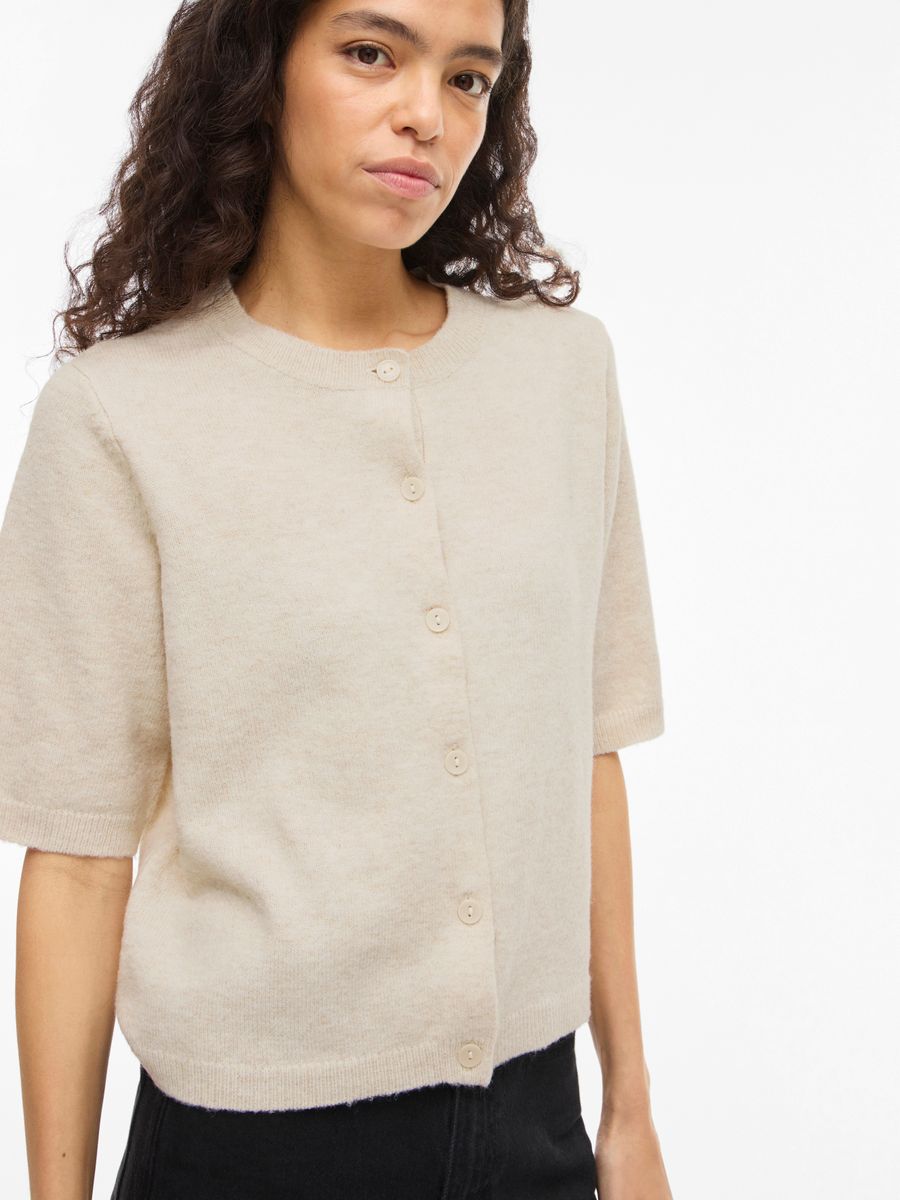 VILIGA 2/4 O-NECK KNIT CARDIGAN - NOOS