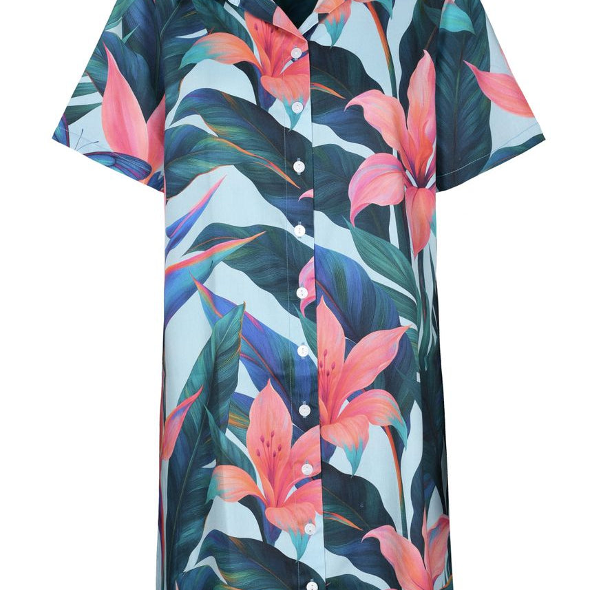 Da.-Sleepshirt Feinsatin