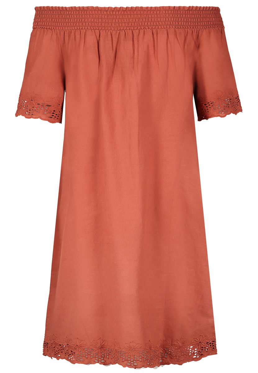 Damen, Kleid kurzarm