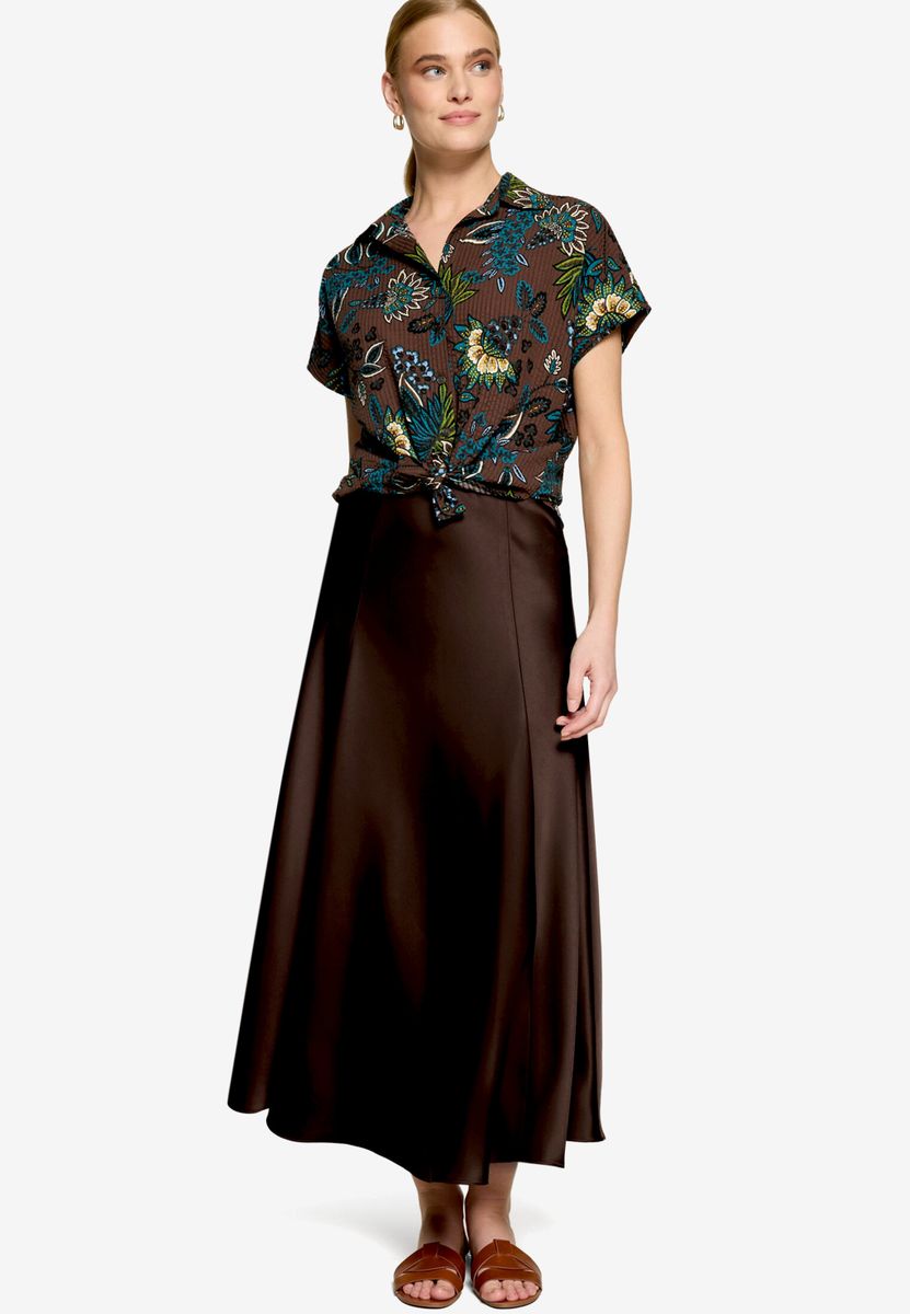 Bluse kurzarm mit Print