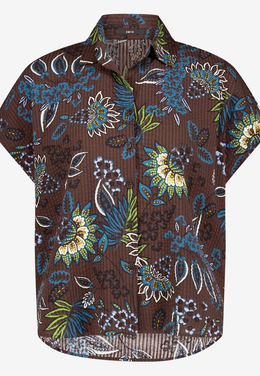 Bluse kurzarm mit Print