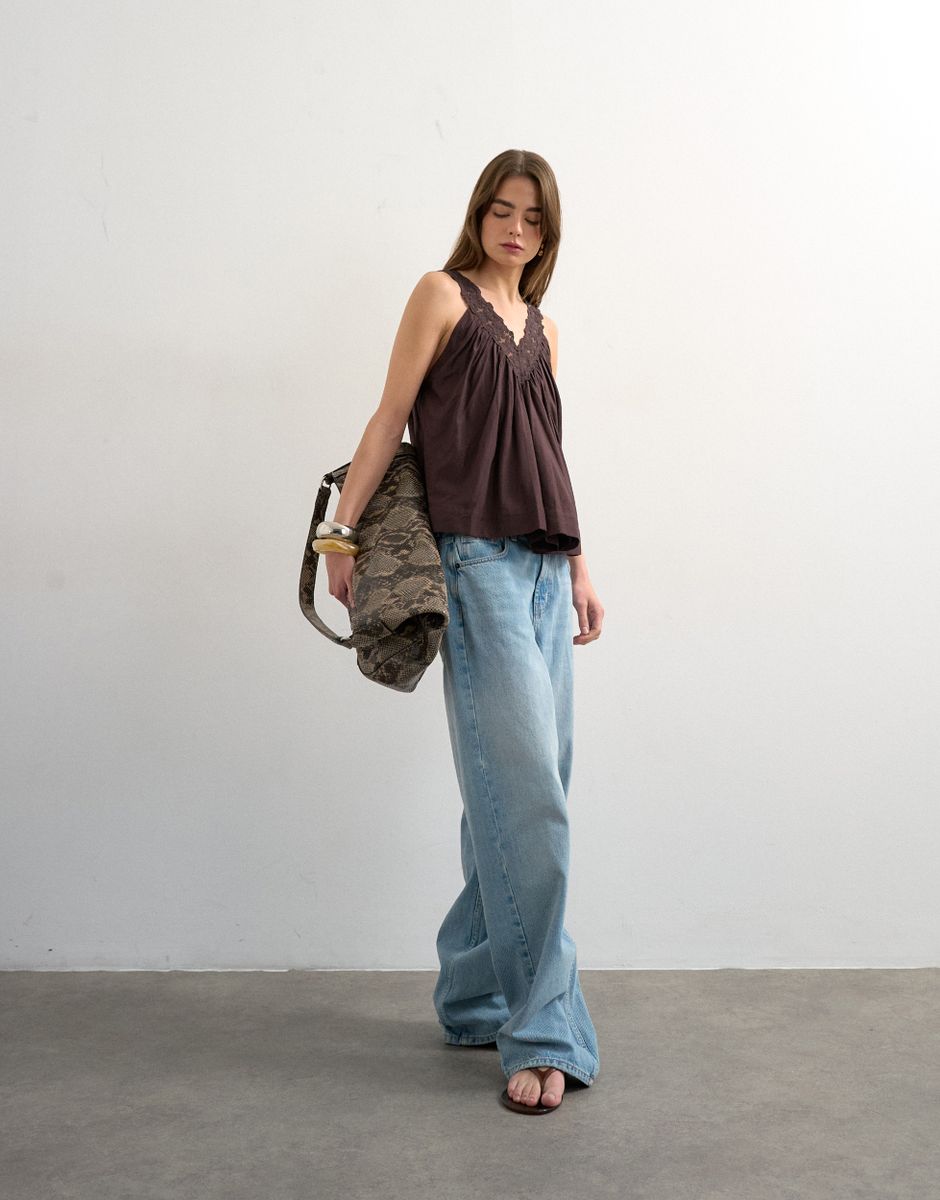 TSSOPHIE DEEP V TOP WVN