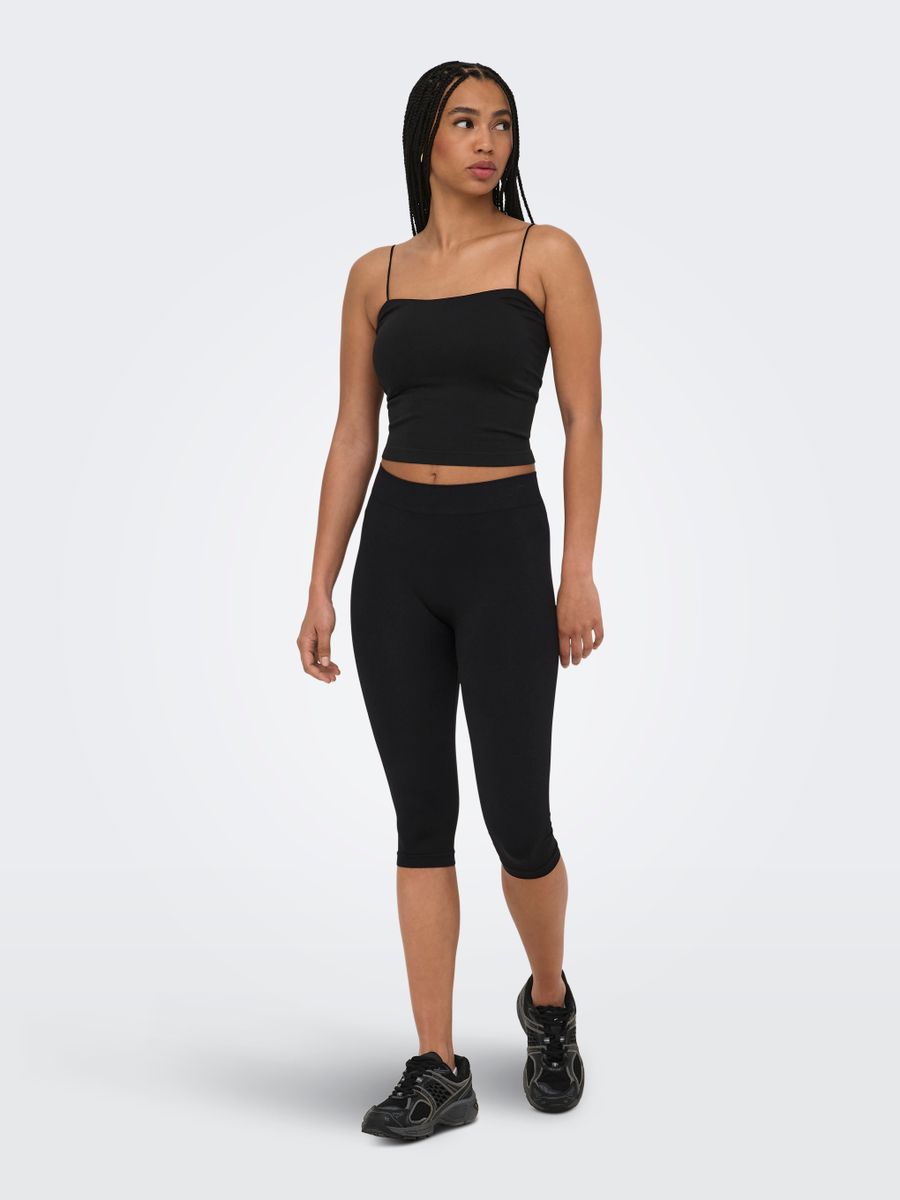 ONLBELLA SEAMLESS PADDED CROP TOP A