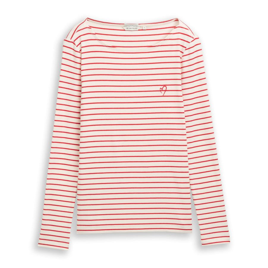 Langarmshirt mit Streifenmuster