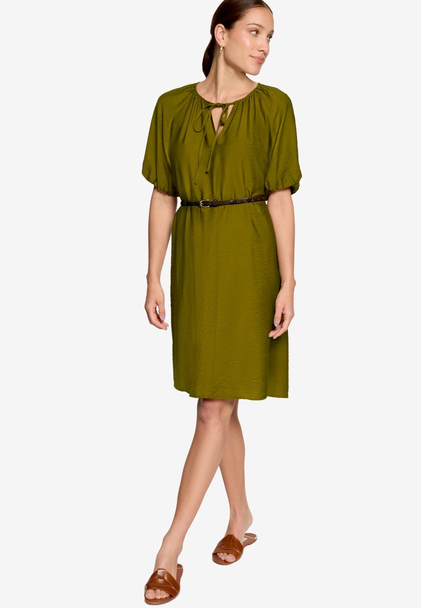 Minikleid mit Flechtgürtel