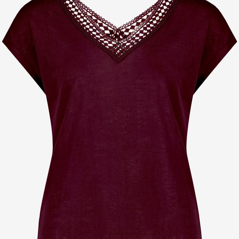 T-Shirt mit Spitze