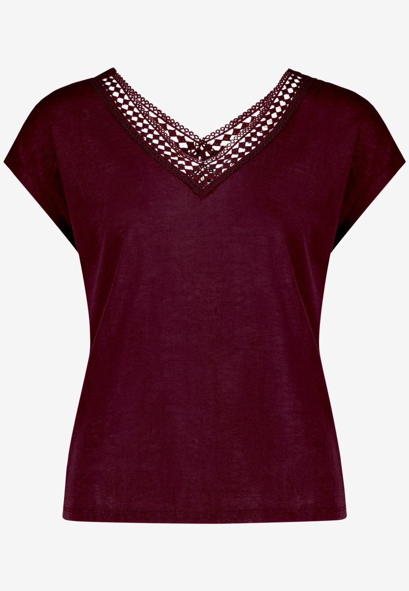 T-Shirt mit Spitze