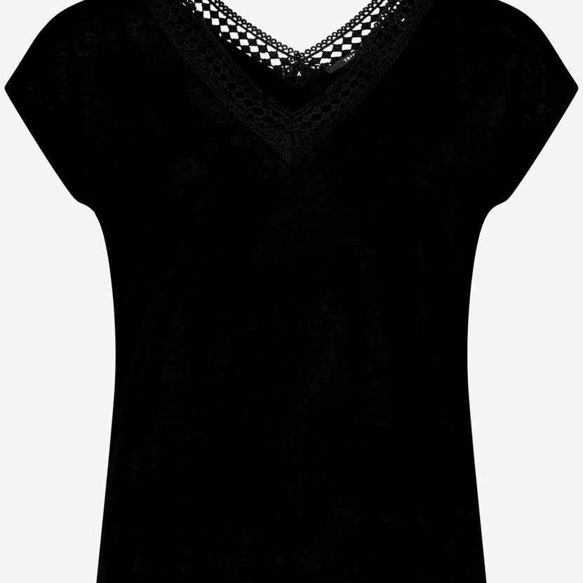 T-Shirt mit Spitze