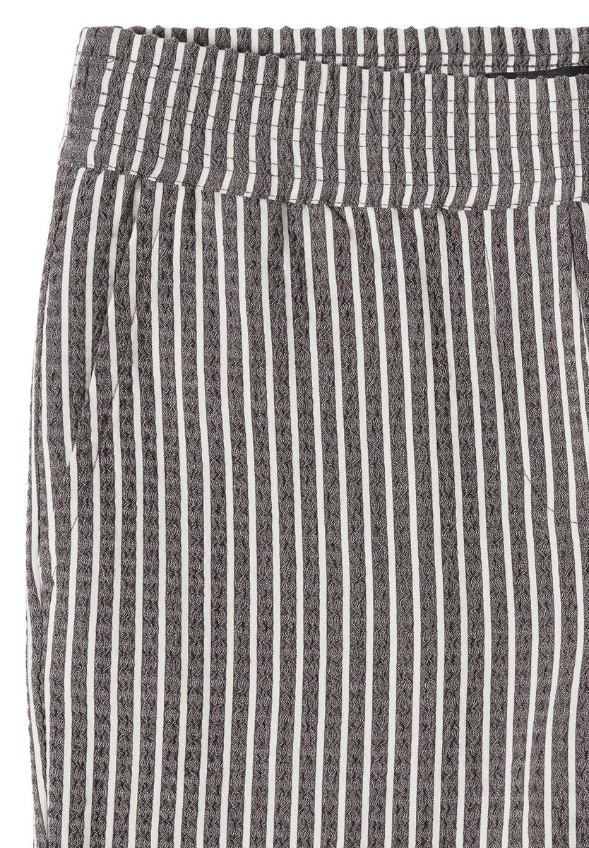 Wide Leg Hose in Seersucker-Qualität