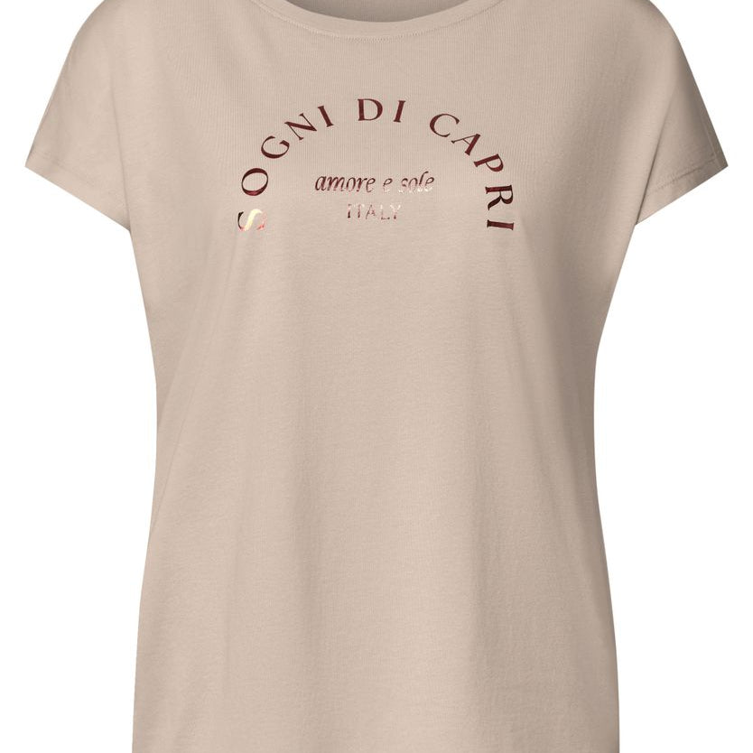 Dropped Shoulder Shirt mit Rundhals