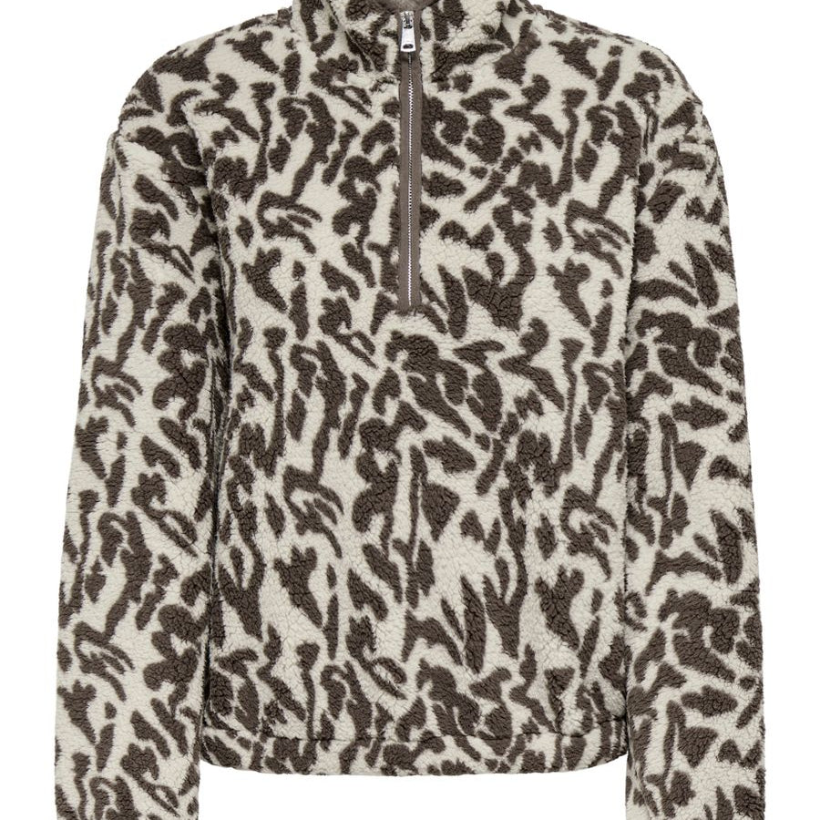 ONLNEW DALLAS L/S HIGHNECK ZIP SWT NOOS