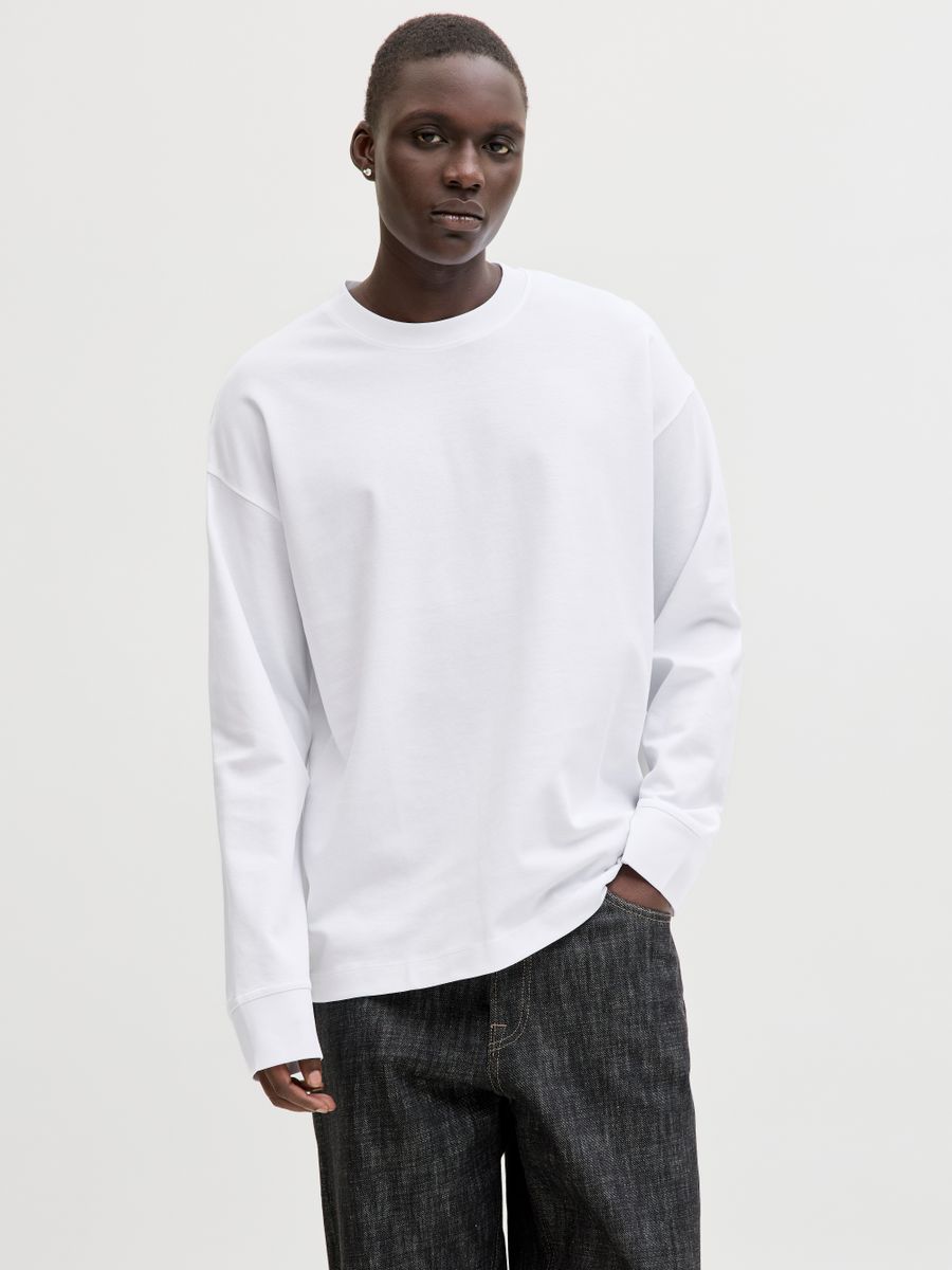 JJEBARRON TEE LS O-NECK SN