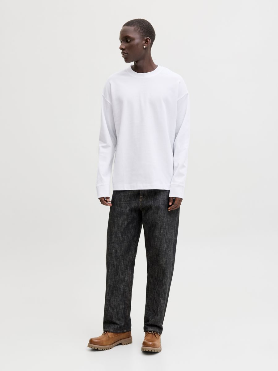 JJEBARRON TEE LS O-NECK SN