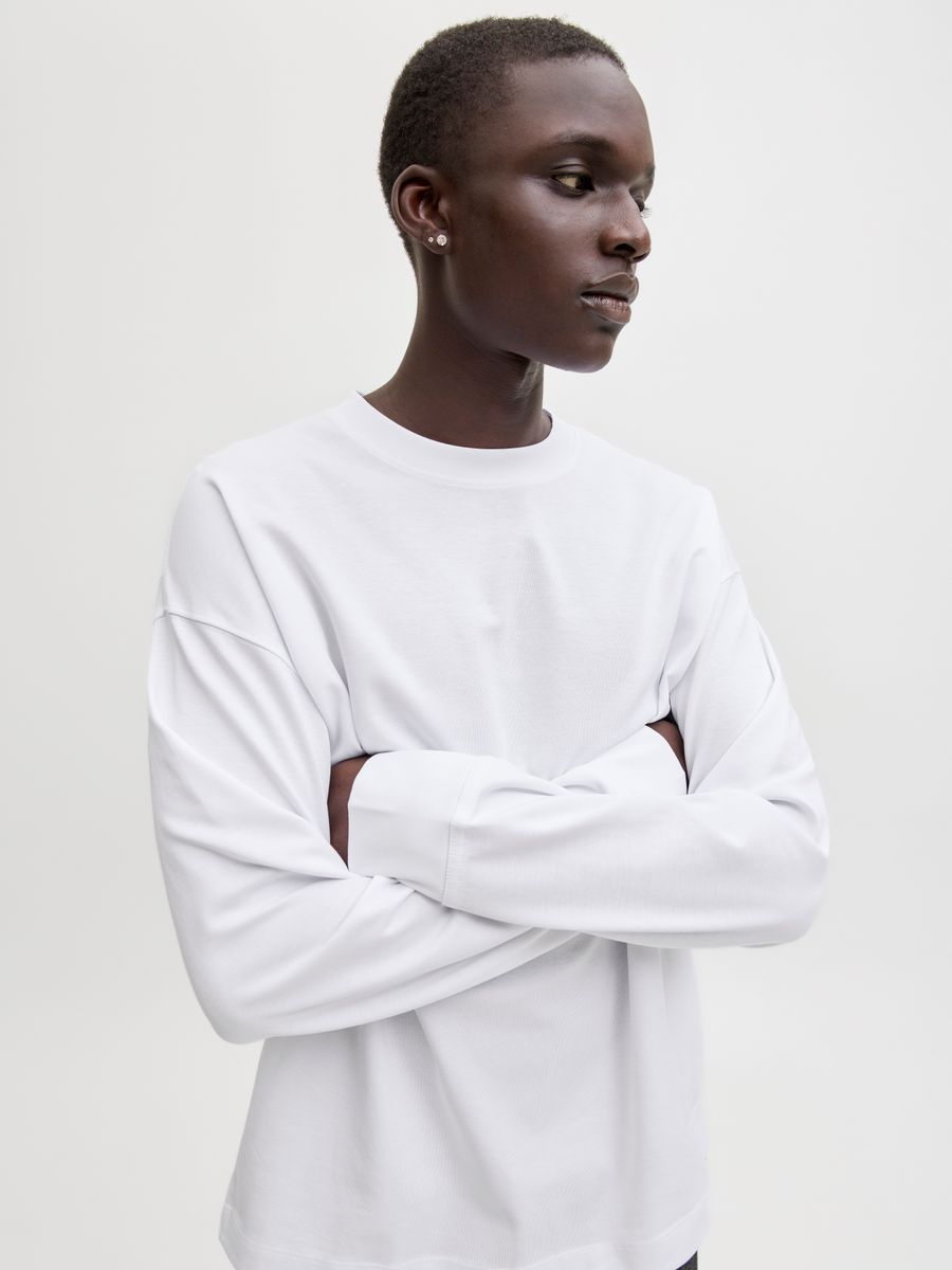 JJEBARRON TEE LS O-NECK SN