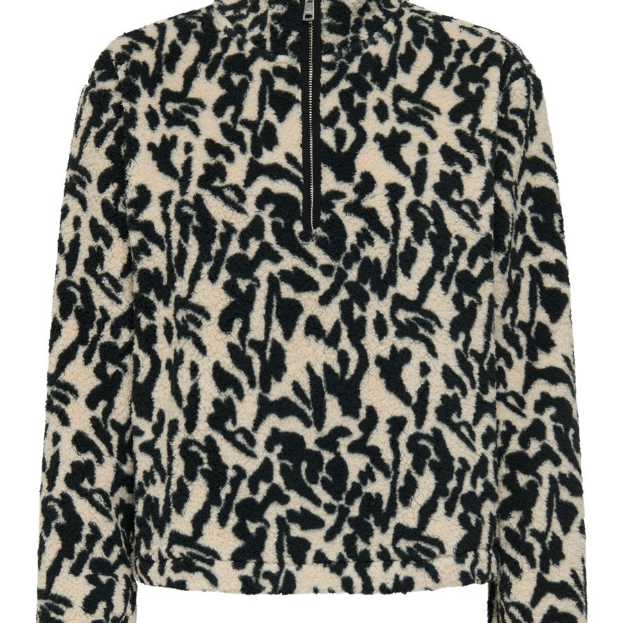ONLNEW DALLAS L/S HIGHNECK ZIP SWT NOOS