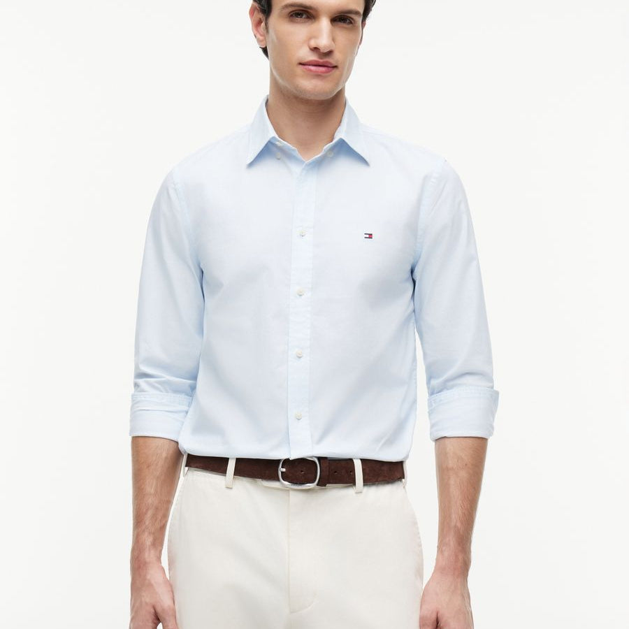 FLEX POPLIN SMALL PRINT SHIRT
