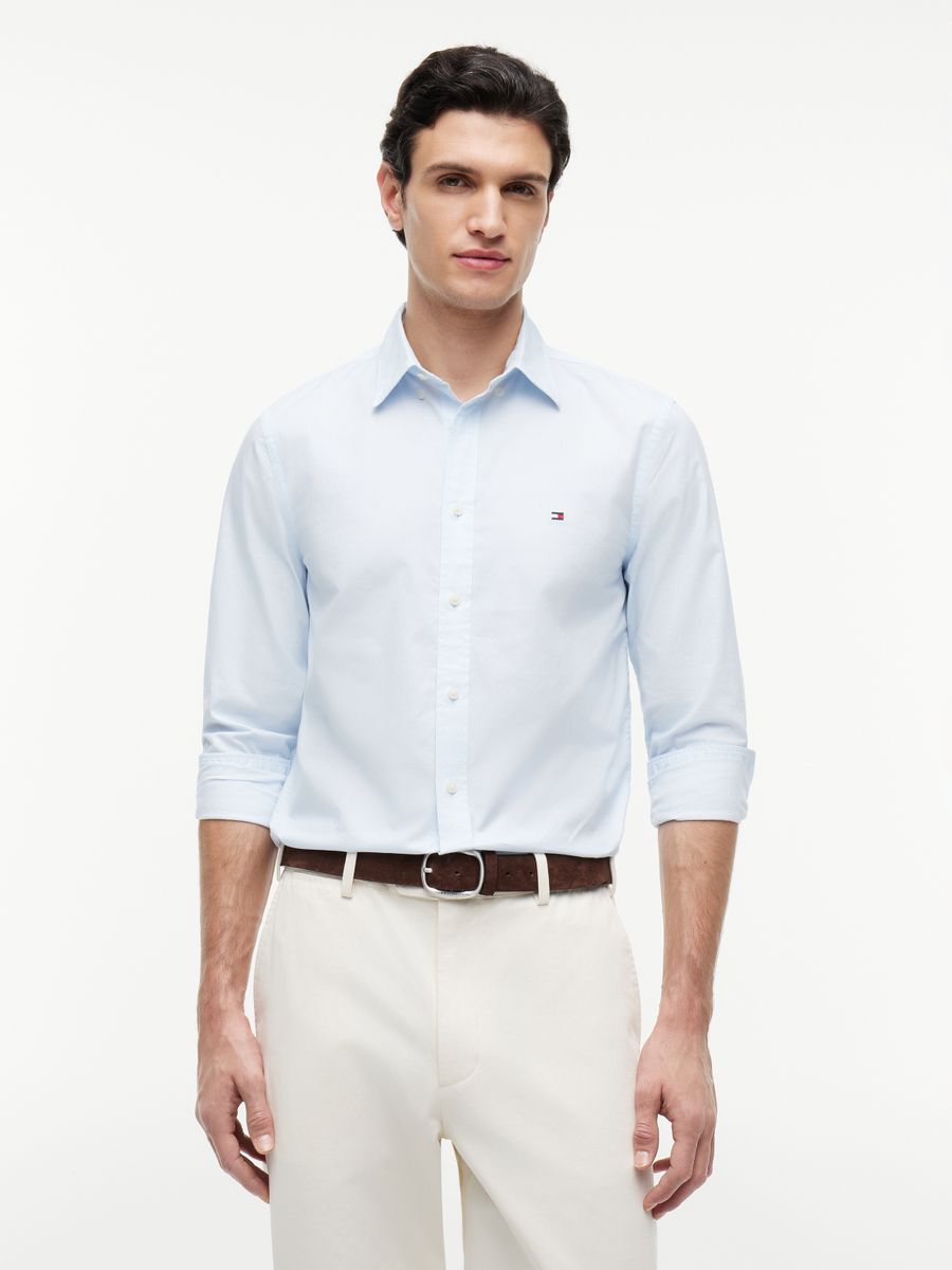 FLEX POPLIN SMALL PRINT SHIRT