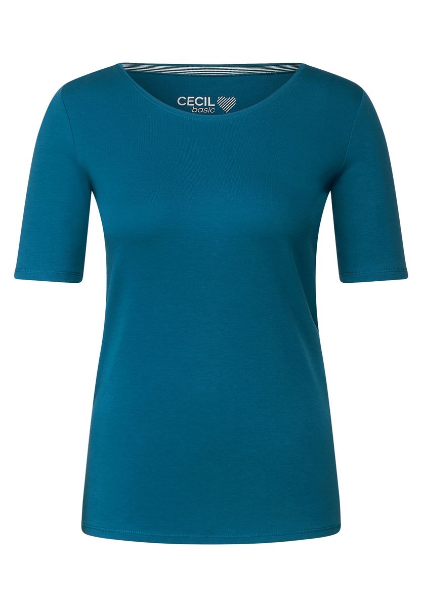 T-Shirt in Unifarbe