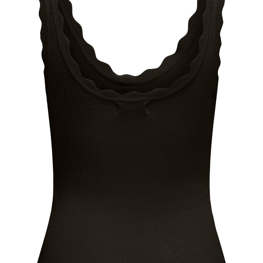 JDYNANNA S/L SCALLOP EDGE TOP KNT NOOS