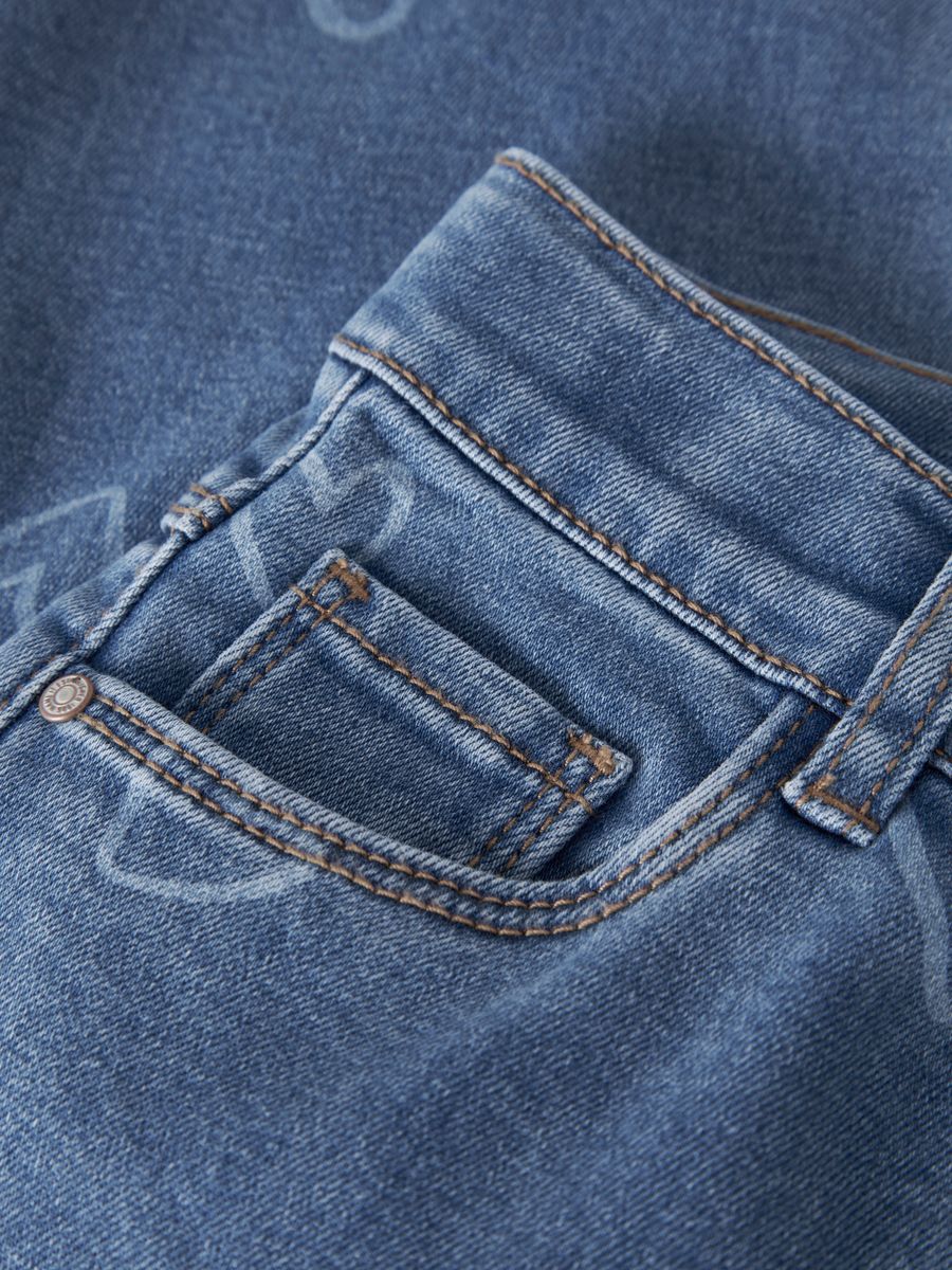 NMFROSE WIDE AOP JEANS 4044-ON NOOS