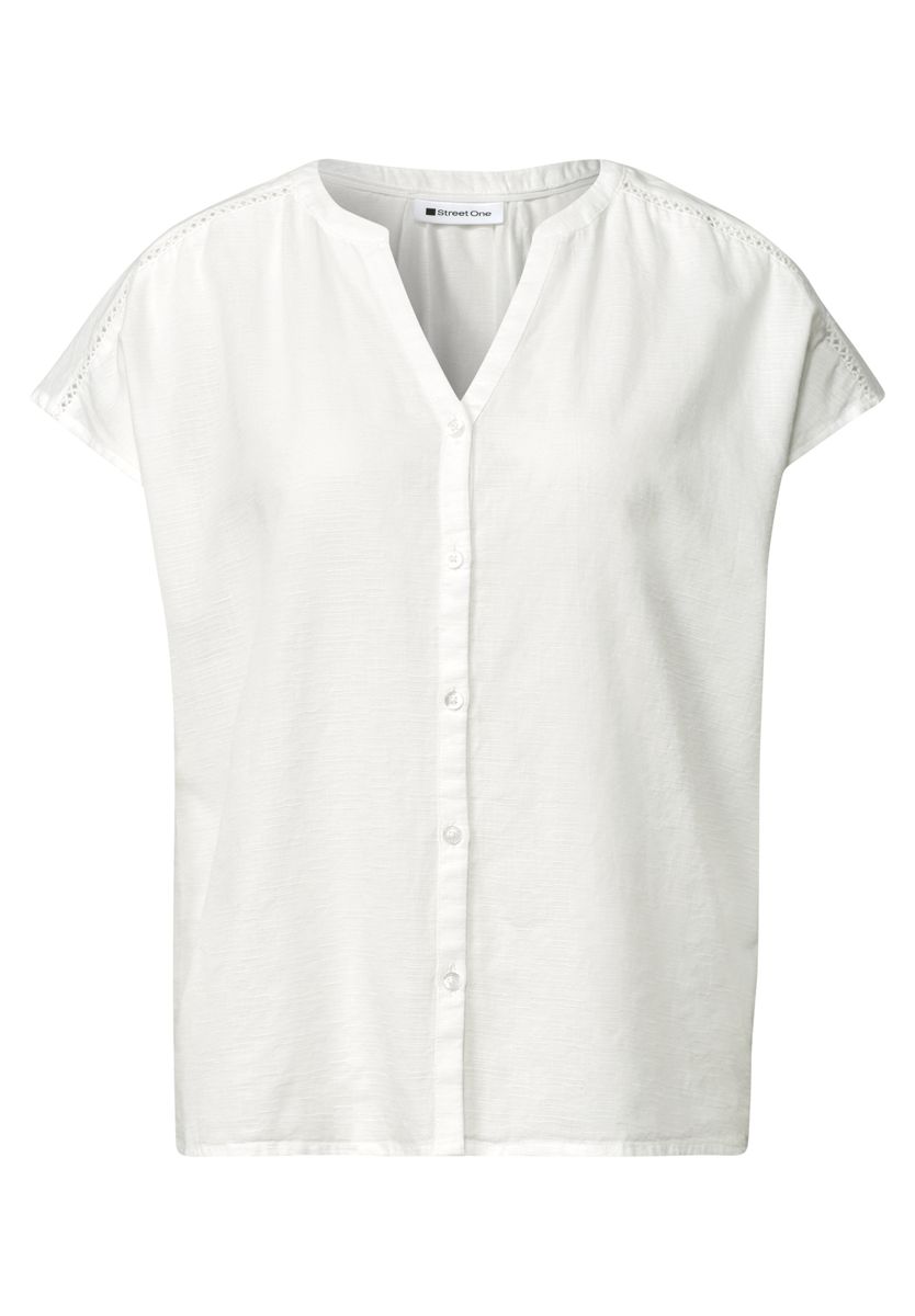 Dropped Shoulder Blusenshirt mit Tape