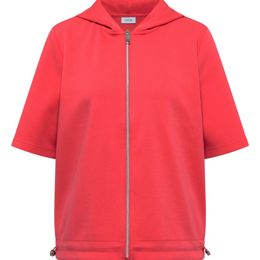 Kapuzenjacke mit seitlichen Tunnelzügen
