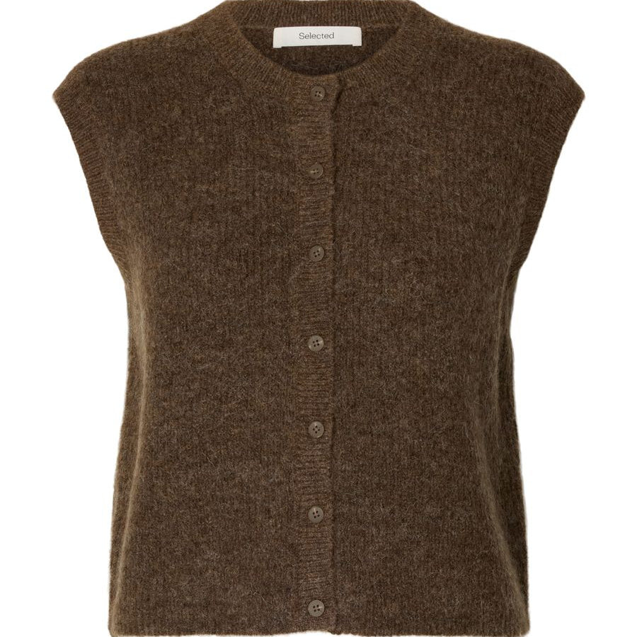 SLWLULU SL BUTTON O-NECK VEST NOOS