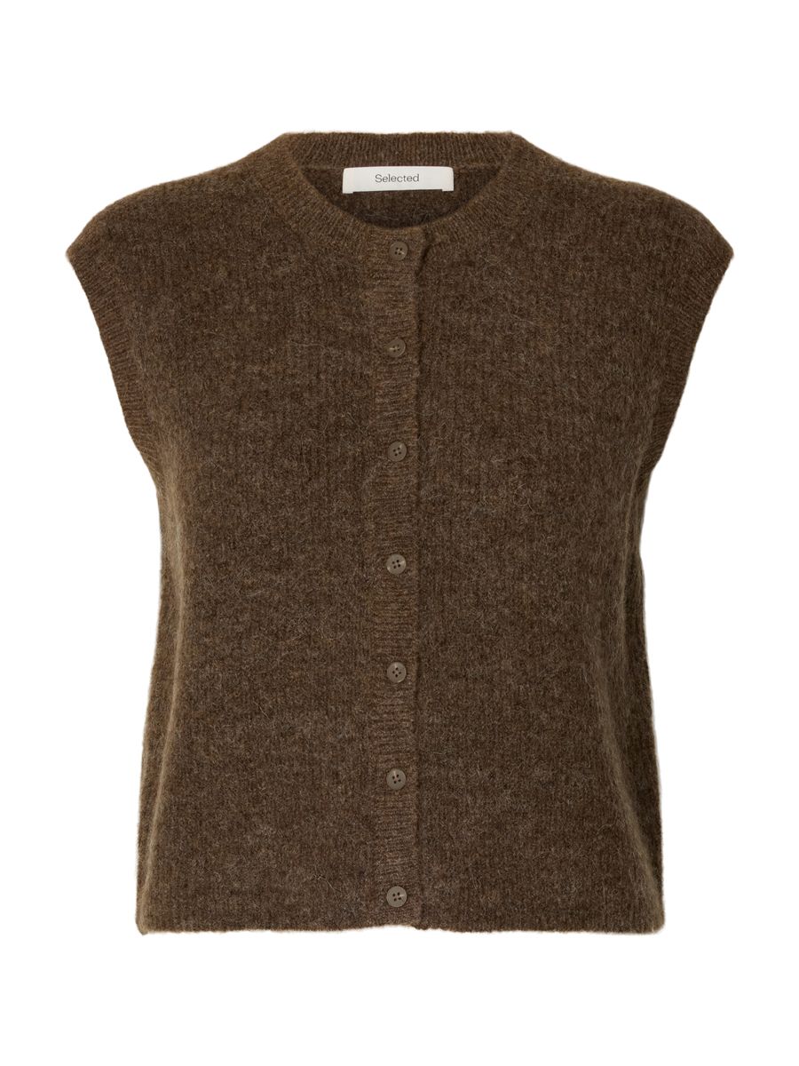 SLWLULU SL BUTTON O-NECK VEST NOOS