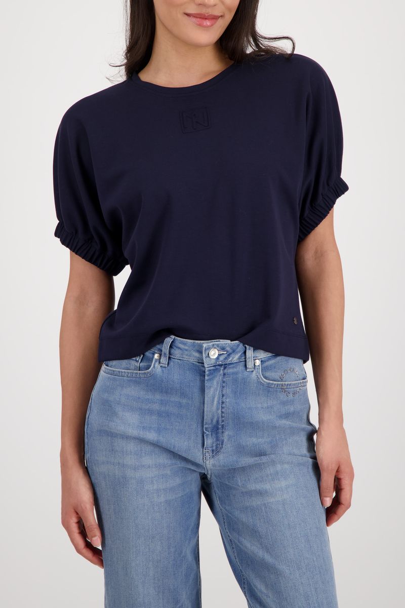 Sweatshirt mit Präge-Emblem