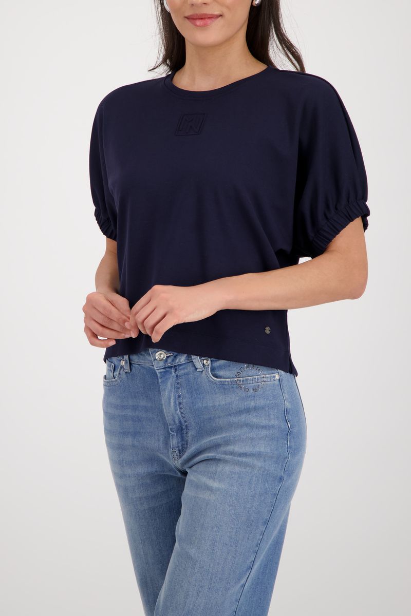 Sweatshirt mit Präge-Emblem