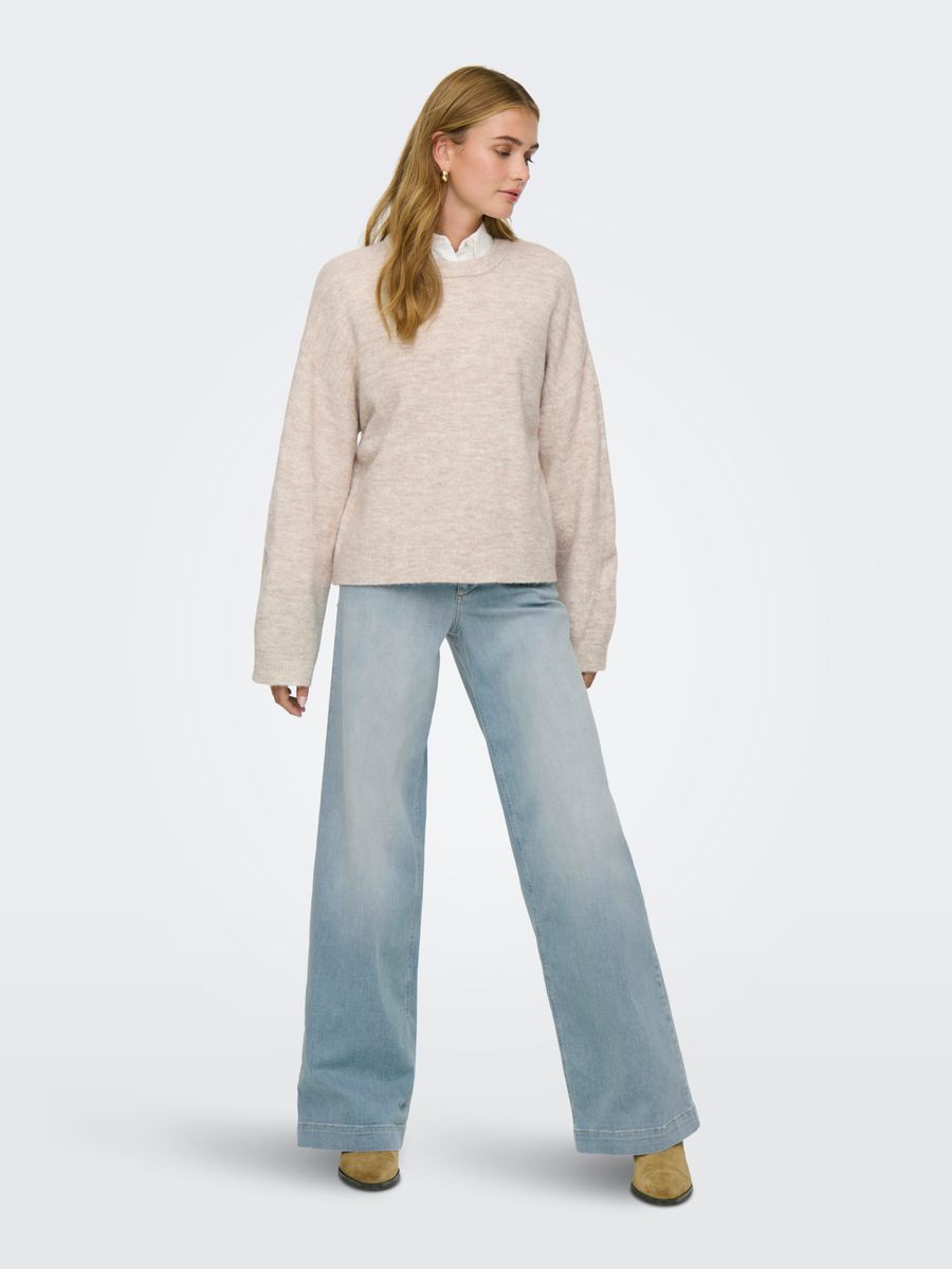 ONLSIMONI L/S O-NECK PULLOVER KNT N
