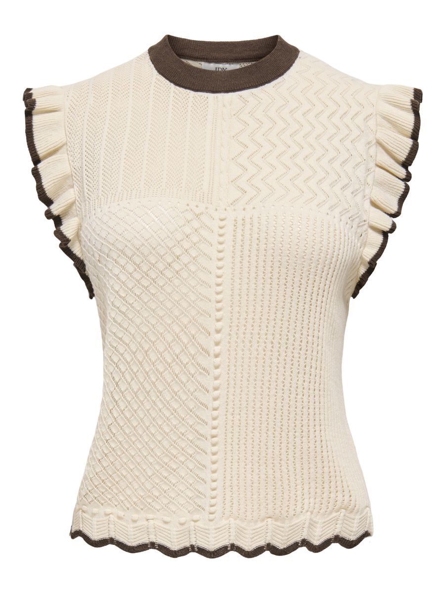 JDYVIOLET S/L FRILL PULLOVER KNT NOOS