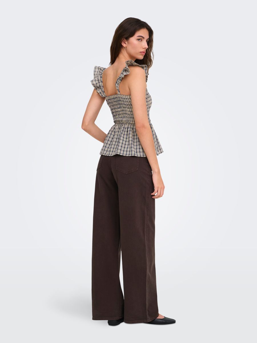 JDYHOLLY S/L SMOCK TOP WVN EXP