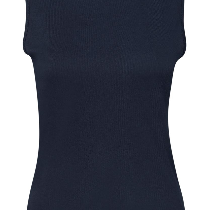 Top im Silk-Look mit Turtle Neck