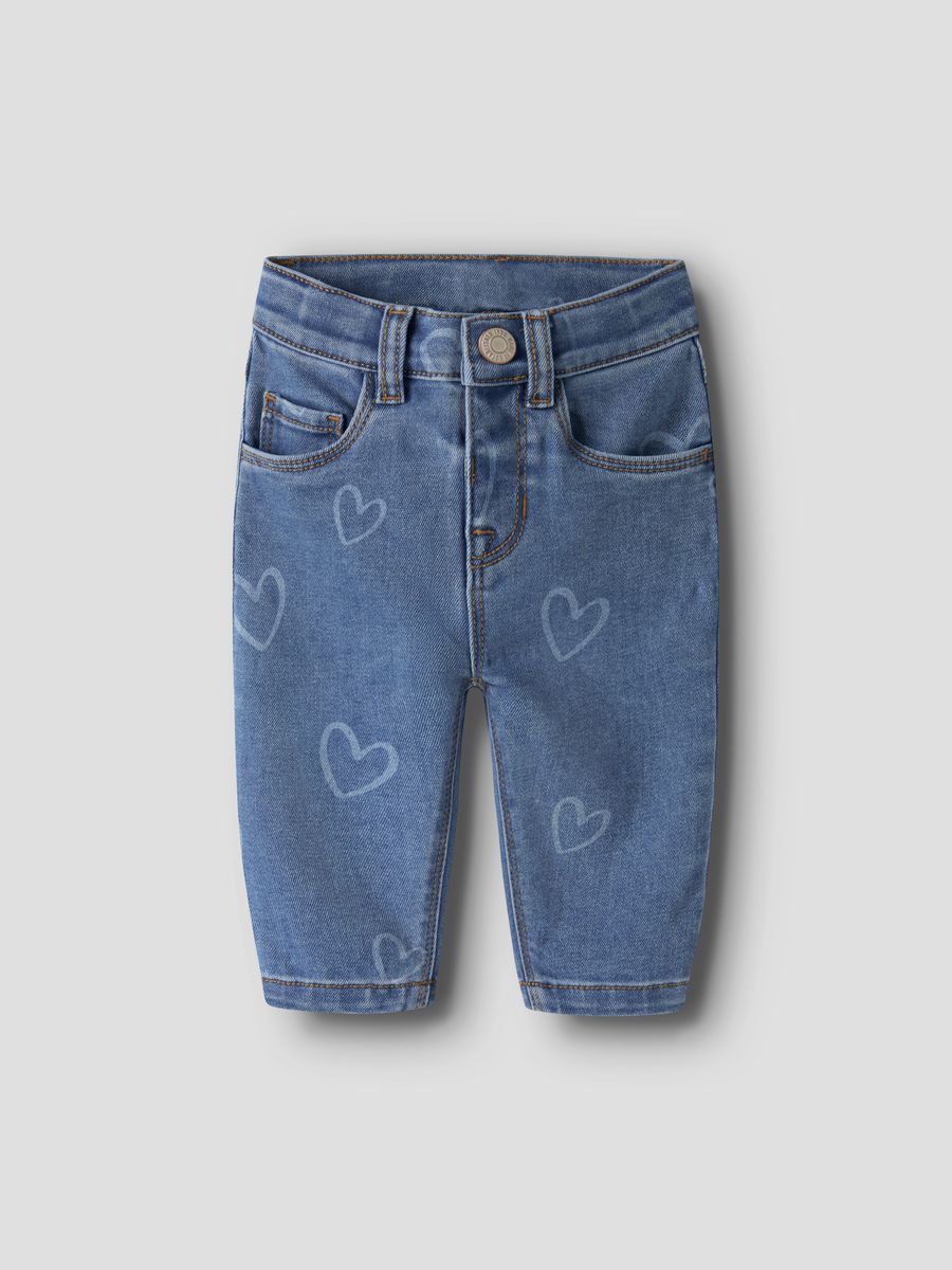 NBFROSE MOM AOP JEANS 4044-ON NOOS