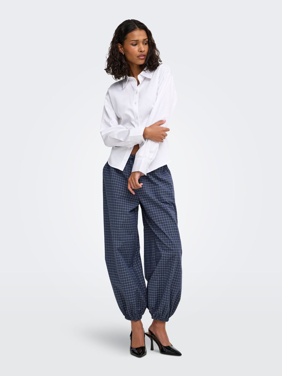 JDYPEGGY MW CHECK LOOSE PANT WVN EXP