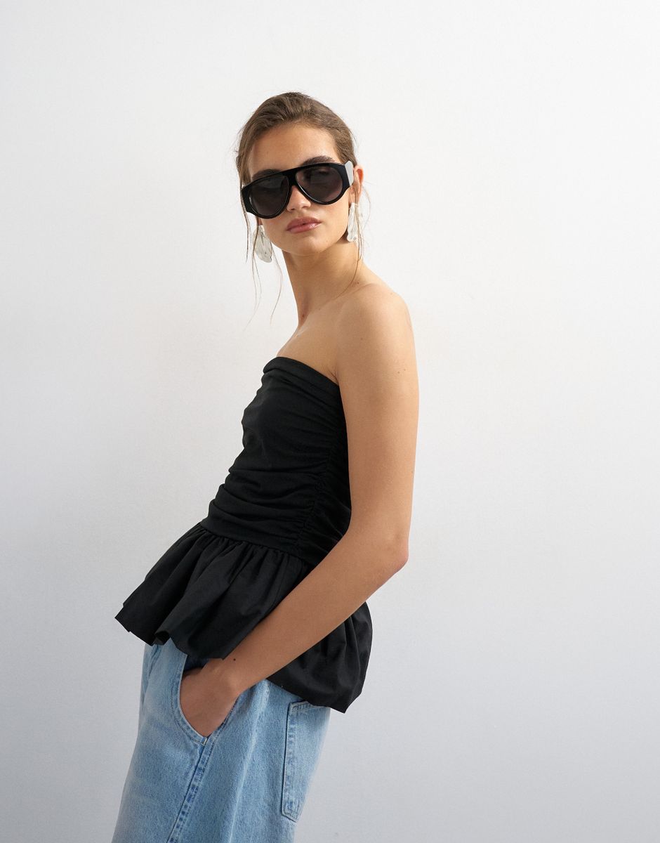 TSCAMILLA PEPLUM BANDEAU TOP JRS