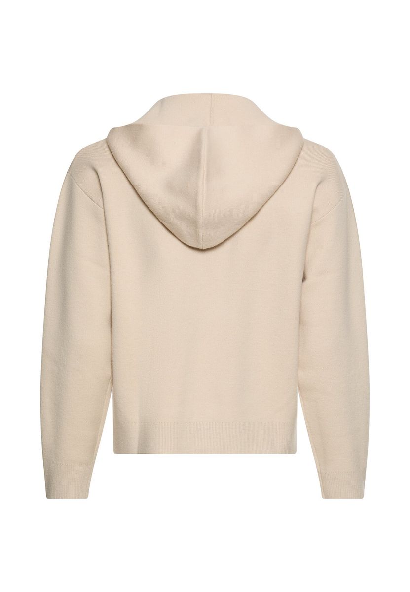 Strickjacke mit Kapuze